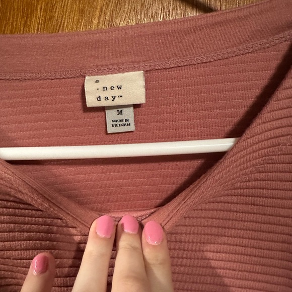 A New Day, medium mauve long sleeve top - Picture 2 of 3